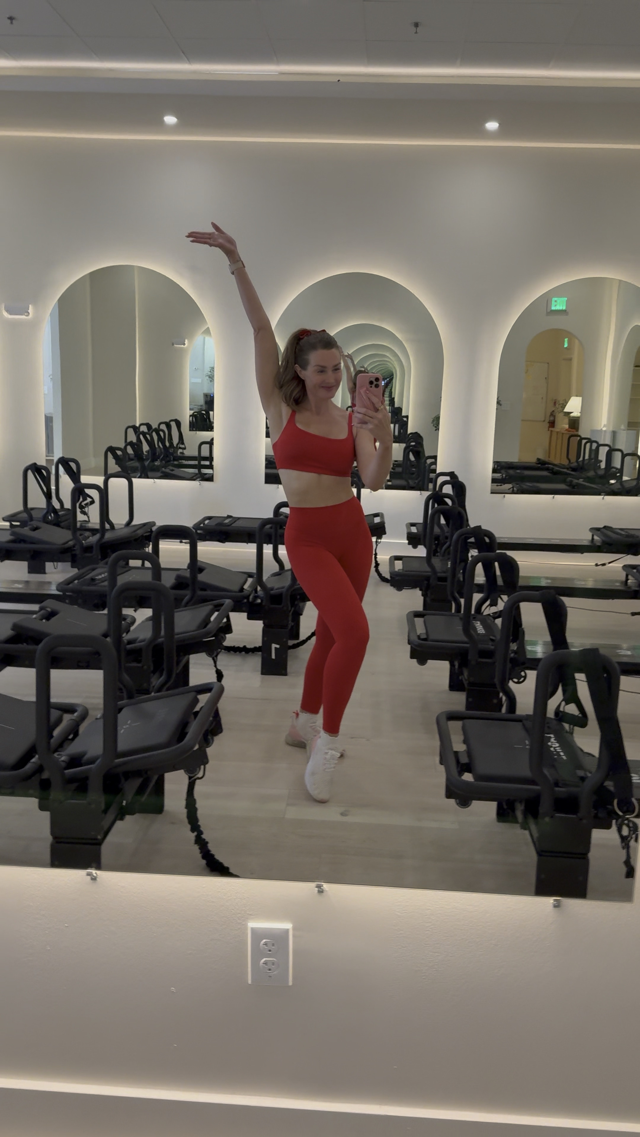 Lagree Valentines fit🍒

Cherry is my new favorite color! She’s selling fast so don’t wait if eyeing❤️

Wearing M top & S bottoms 

#LTKFitness #LTKStyleTip #LTKActive