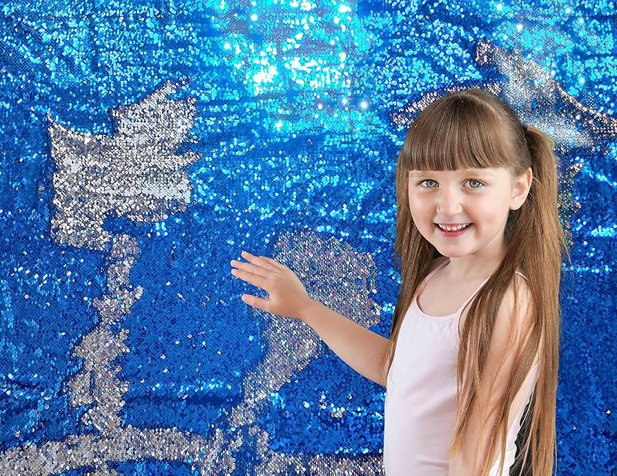 Amazon.com: Sensory Wall Sequin Flip Fabric for Kids,0.2" Large Sequins Sensory Graffiti Fabric f... | Amazon (US)