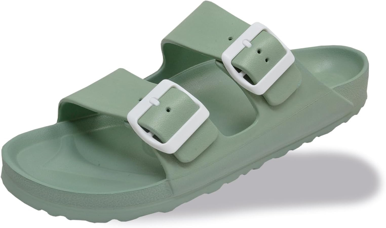 greenbox Women's Adjustable Slip-On EVA Double Buckle Slide Sandals - Lightweight and Comfortable... | Amazon (US)