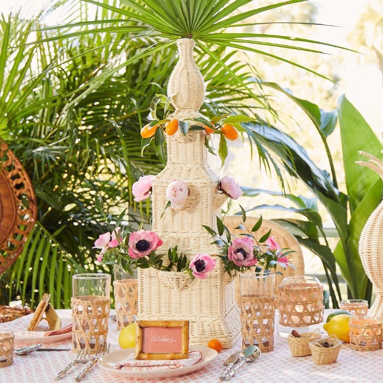 Wicker Tulipiere | Amanda Lindroth