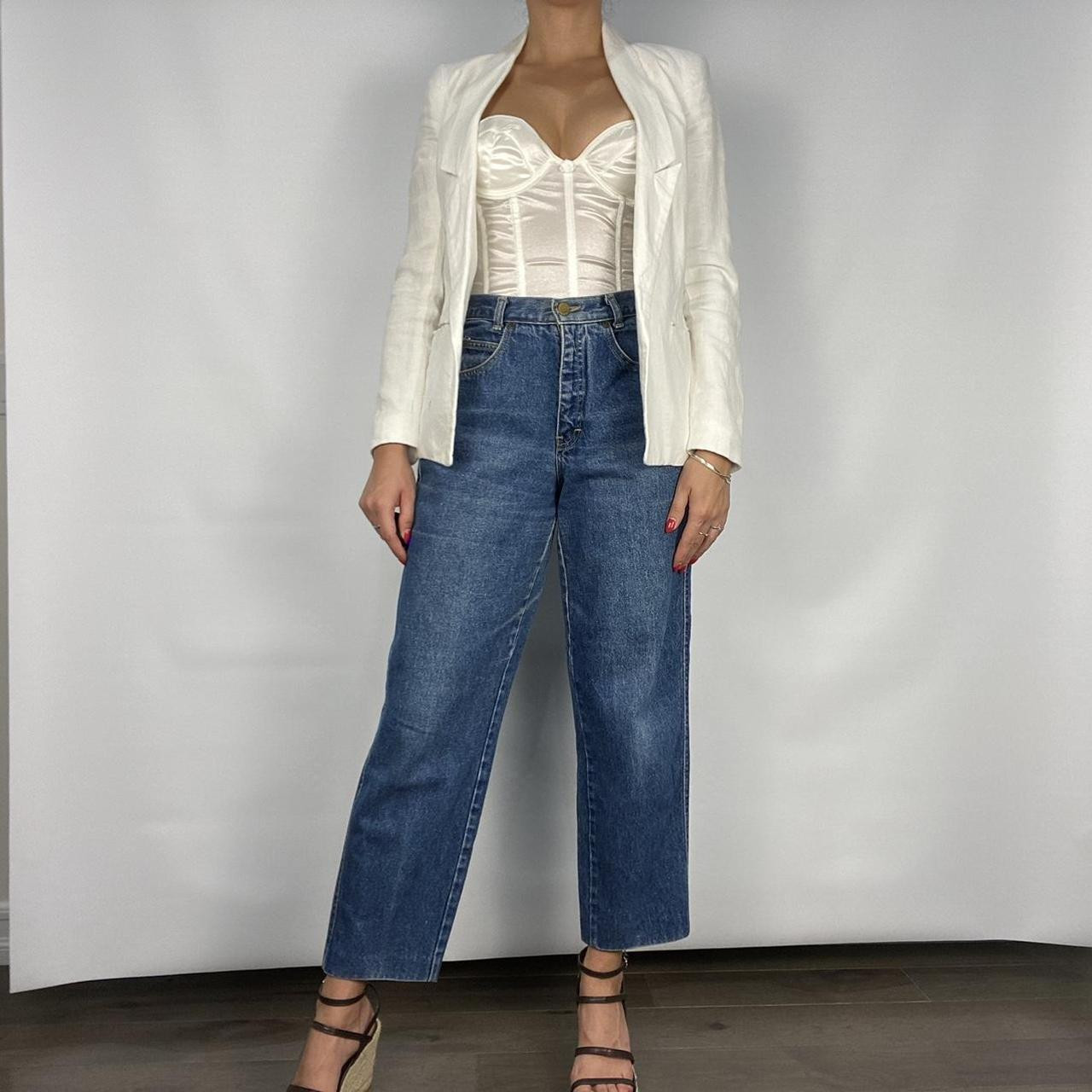 American Vintage Women's Blazer Jacket - White - S | Depop US