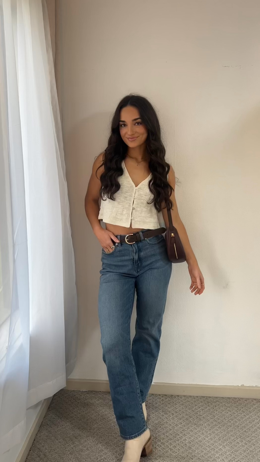 OOTD ft some gifted pieces from Madewell that I love! Their insider sale is currently going on with 25% off everything in store & online until March 25th. Wearing a small in the vest & a 27 in the jeans - typically a 4/6 in jeans! They do have a little stretch so I think I could’ve sized down for a tighter fit in the waist but they still work for me. Love the curve line for the jeans! 

#LTKVideo #LTKfindsunder100 #LTKsalealert