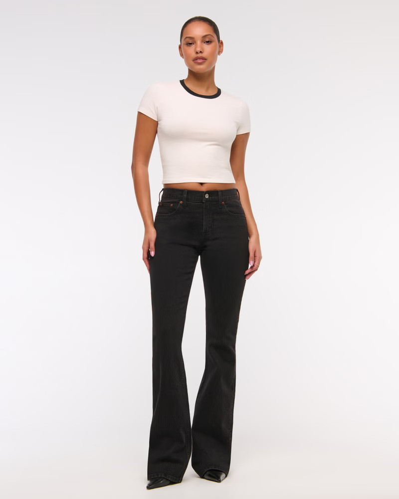Mid Rise Bootcut Jean | Abercrombie & Fitch (US)