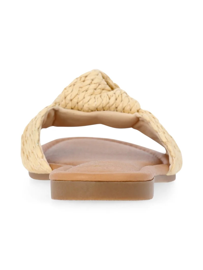 Time and Tru Women's Knot Slide Sandals | Walmart (US)