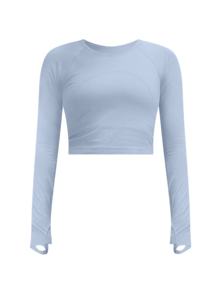 Swiftly Tech Cropped Long-Sleeve Shirt 2.0 | Women's Long Sleeve Shirts | lululemon | Lululemon (US)