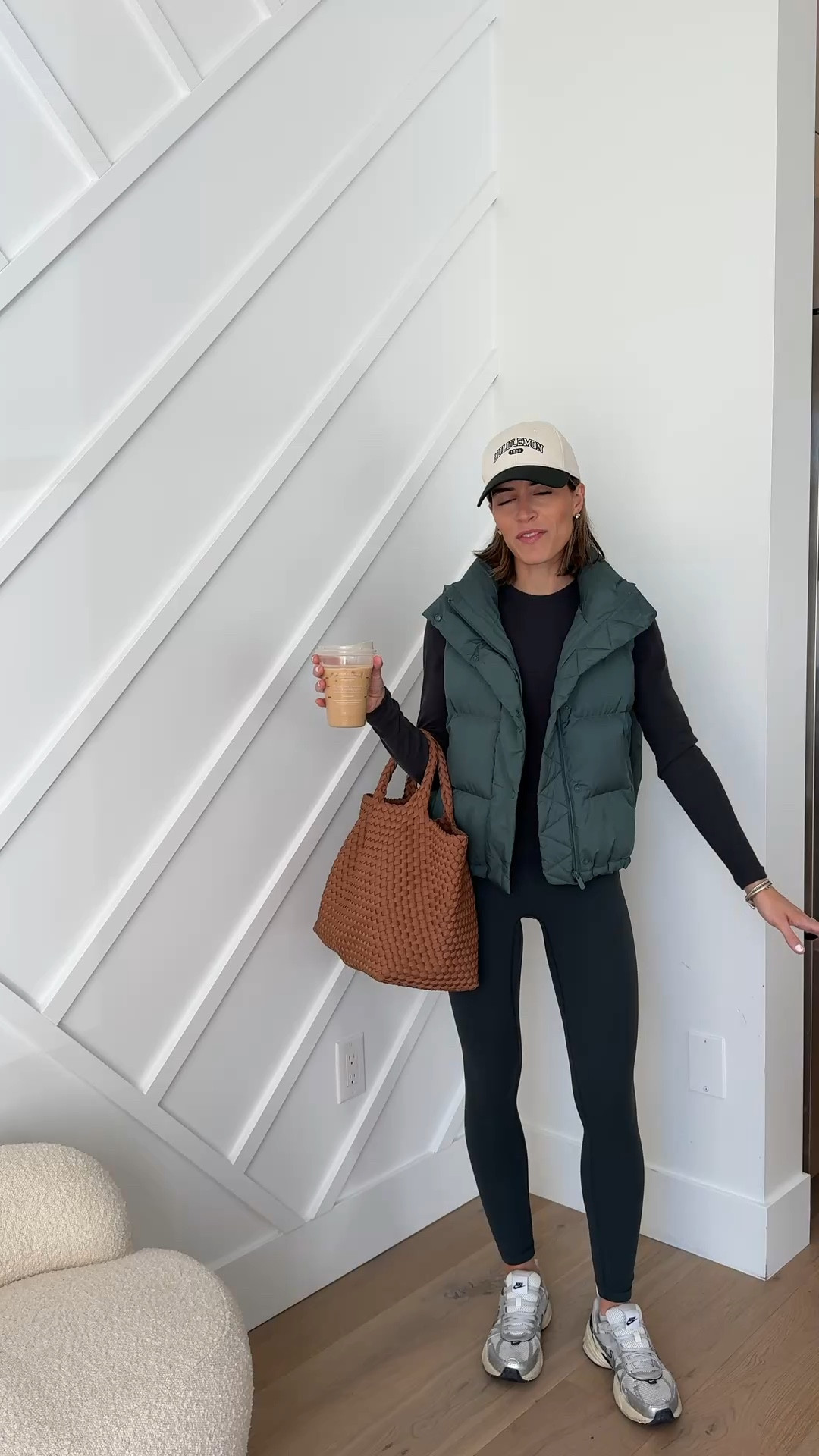 Size 6 vest 
Size 4 leggings 
Size small tee 

#LTKdayinmylife #LTKootd