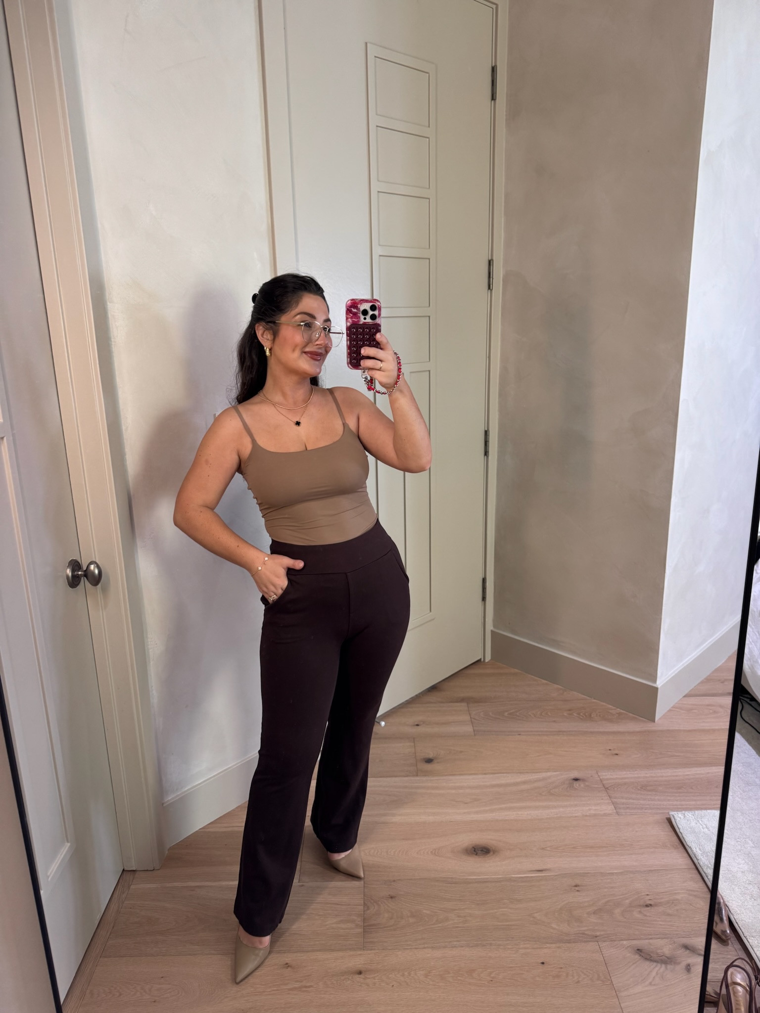 Perfect tank for layering with work outfits! 

Tank size small
Pants size small 28” 

5’0” 140lbs 
Petite friendly

#LTKootd #LTKPetite #LTKWorkwear