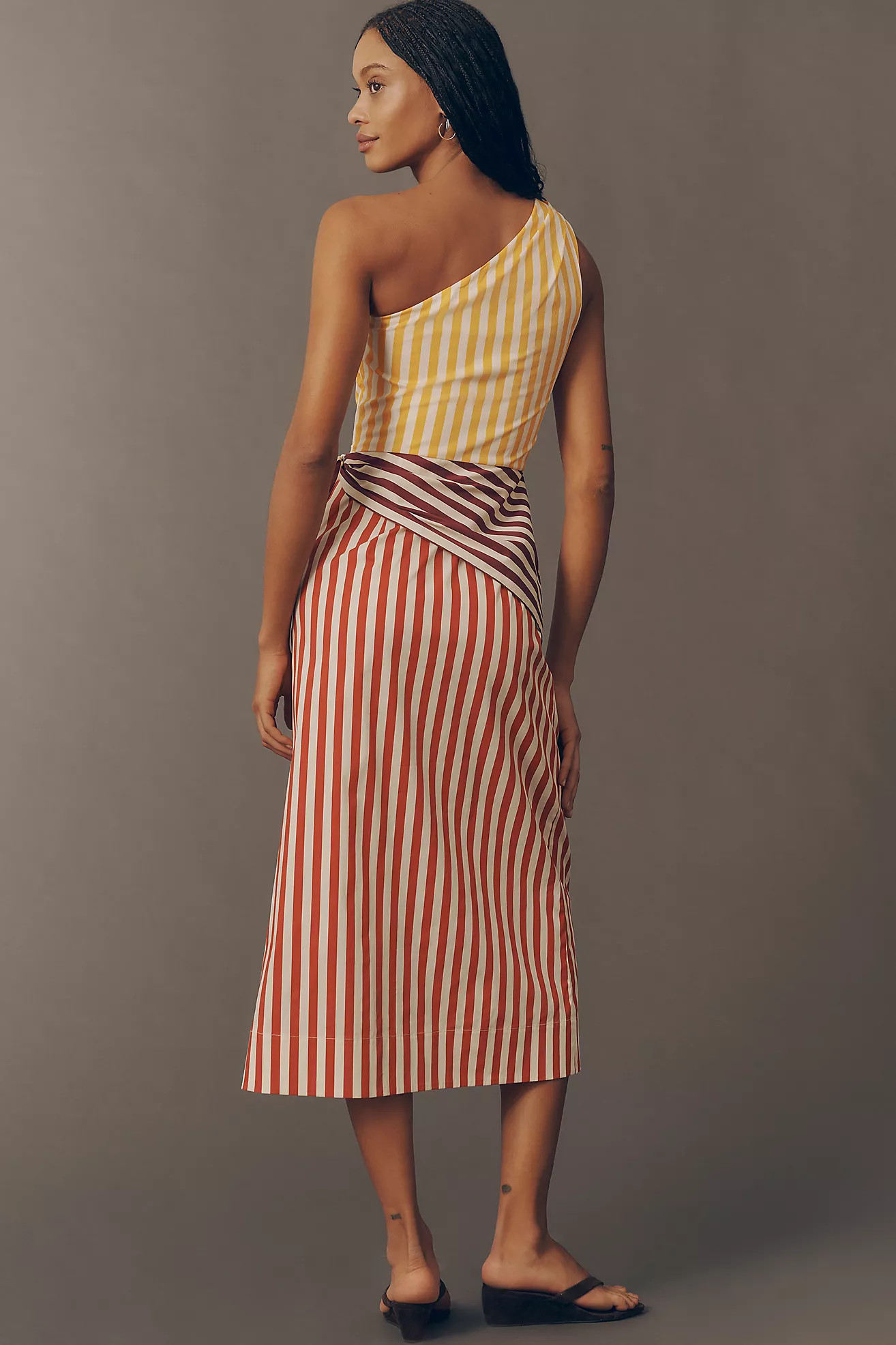 SIMONMILLER Belem Poplin Midi Dress | Anthropologie (US)