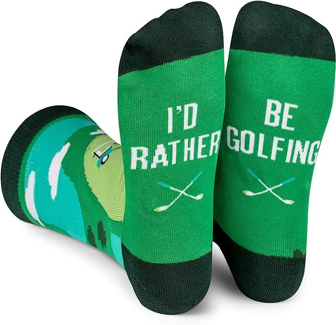 I'd Rather Be Socks for Men and Women - Funny Unisex Novelty Gifts for Christmas, Birthdays and M... | Amazon (US)