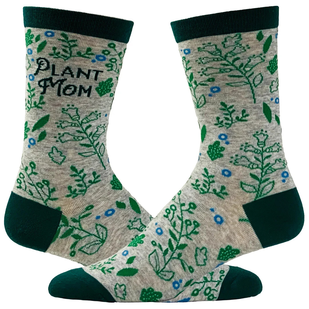 Plant Mom Socks, Womens Gardening Socks, Cute Womens Socks, Funny Socks Women, Plant Eater, Plant... | Etsy (US)