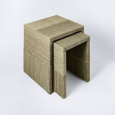 Set of 2 Woven Nesting Tables - Threshold™ designed with Studio McGee: Rattan Design, No Assemb... | Target