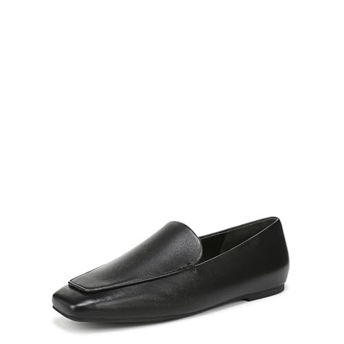 Vince Womens Clover Loafer Black Leather 8.5 M | Amazon (US)
