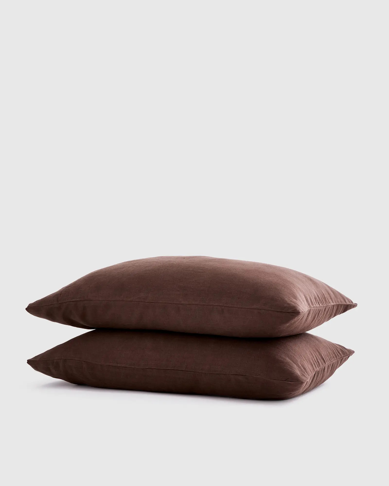 European Linen Pillowcase Set in Espresso | Quince