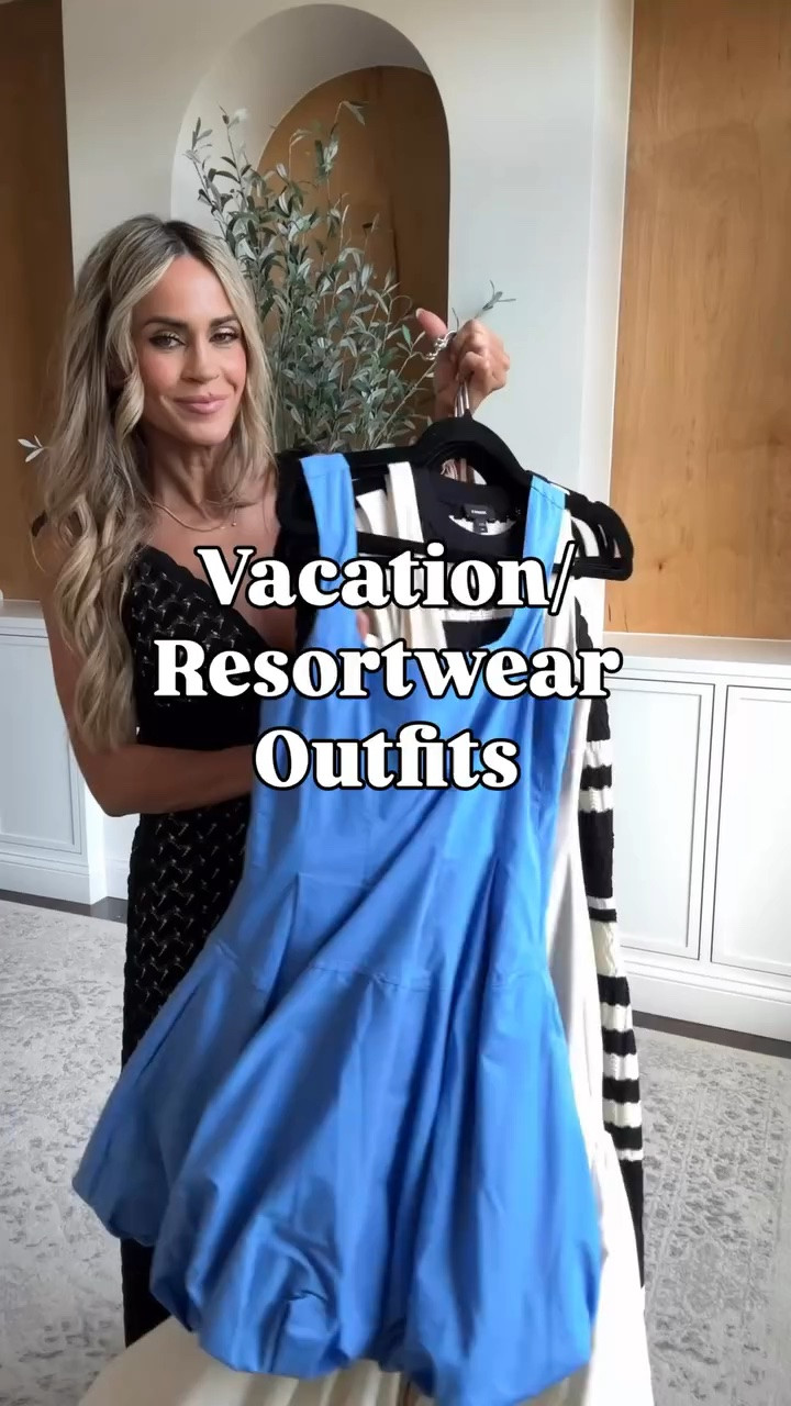 Gorgeous resortwear outfits perfect for your next vacation or spring break trip! Love the mix of dresses, linen jumpsuit, and easy separates that look like a matching set! Vacation vibes 🫶🏻 

#vacationoutfits #beachoutfits

#LTKTravel #LTKmomlife #LTKgrwm