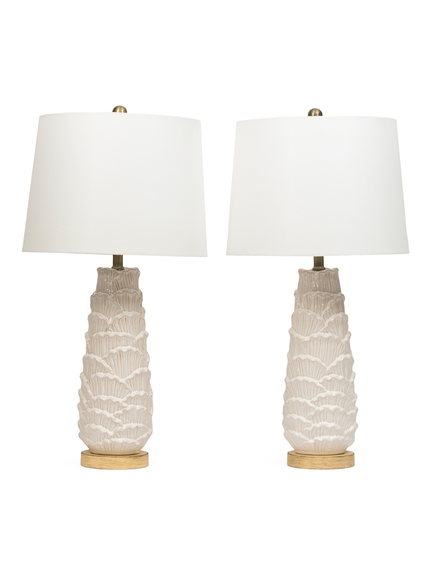 2pk 29in Tabitha Textured Ceramic Table Lamps | TJ Maxx