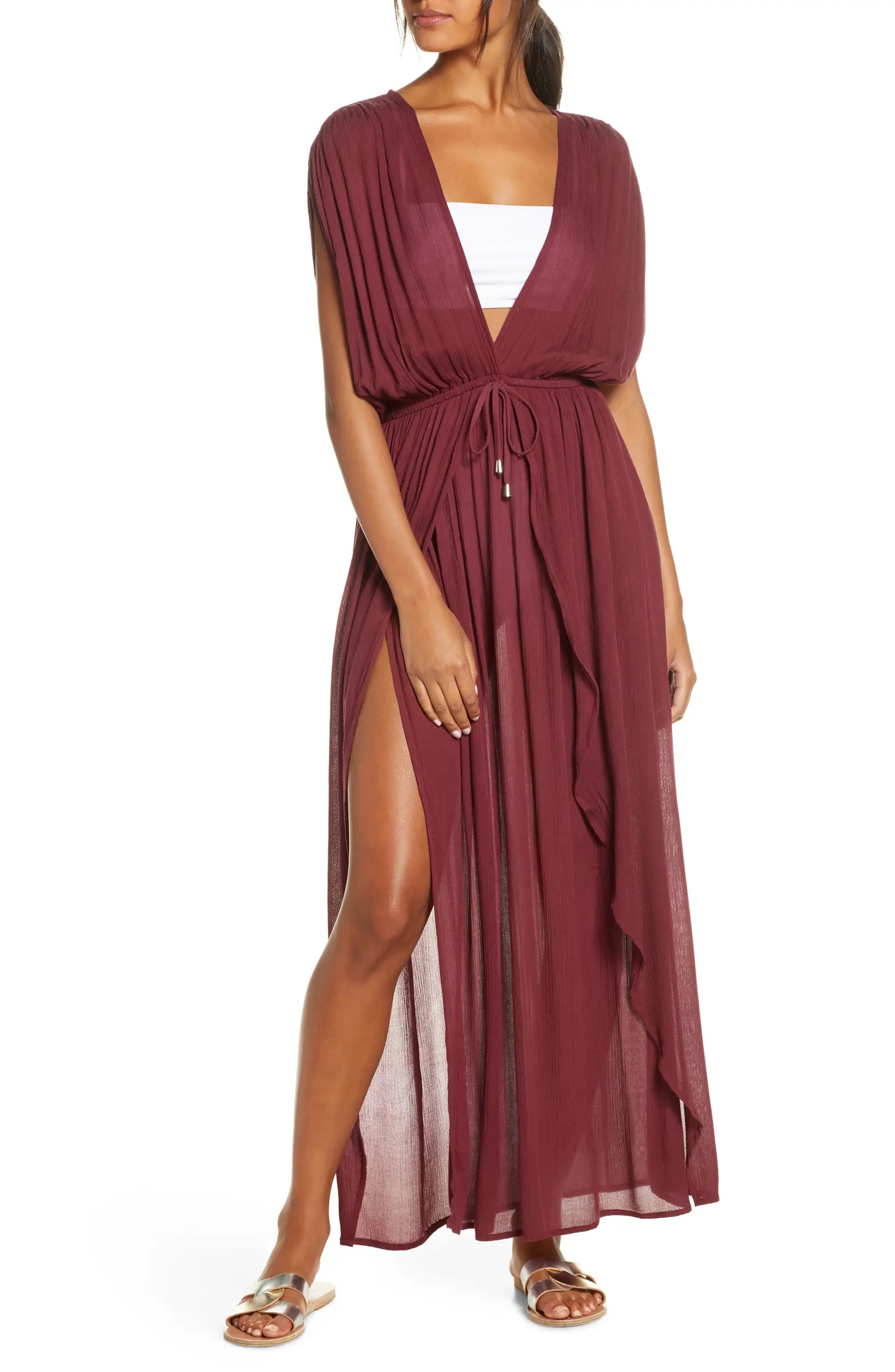 Elan Wrap Maxi Cover-Up Dress | Nordstrom | Nordstrom