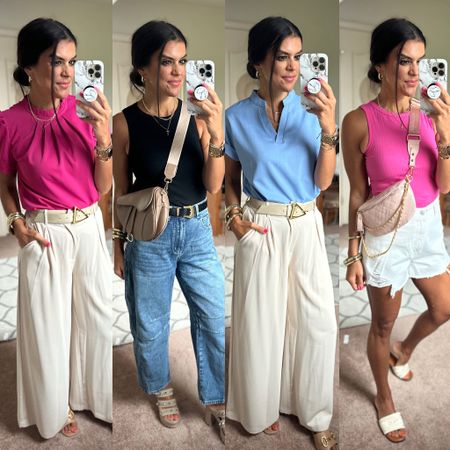 Amazon summer outfits! Size small in everything. Sized up in the Levi shorts 

#LTKStyleTip #LTKSeasonal #LTKFindsUnder100