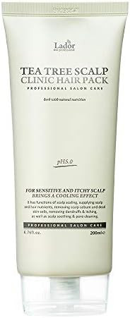 LA'DOR Tea Tree Scalp Clinic Hair Pack 6.76 Fl Oz - Cooling, Refreshing Hair Scalp with Tea Tree,... | Amazon (US)