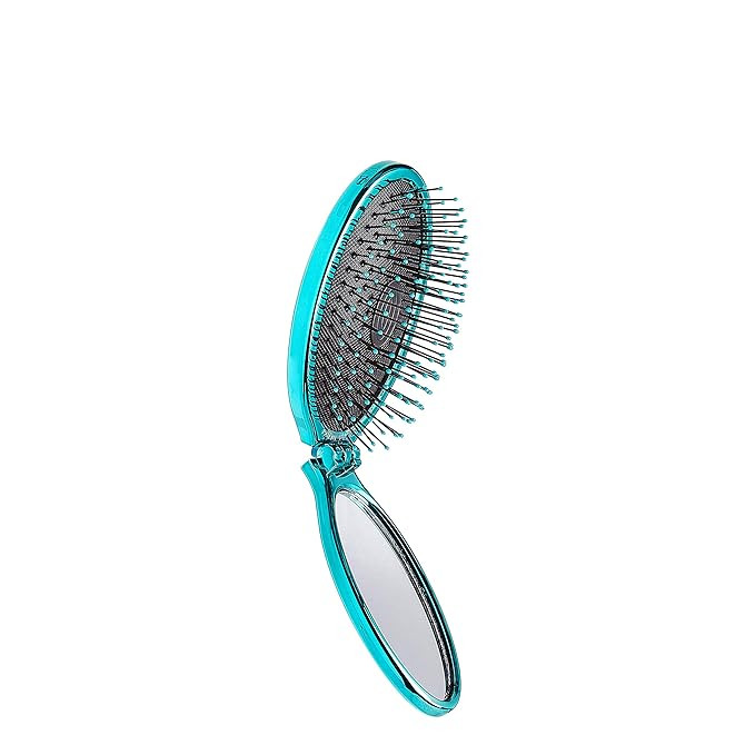 Wet Brush Pop Go Detangler, Blue Teal - Foldable, On-The-Go Design, Travel Brush, Ultrasoft Intel... | Amazon (US)