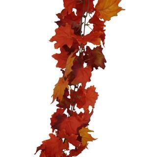 6ft. Mixed Orange Maple Leaf Chain Garland by Ashland® | Michaels Stores