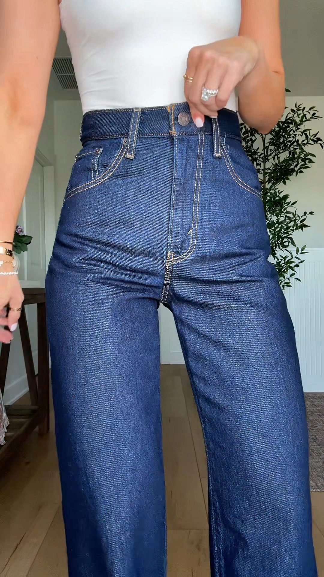 Amazon Levi waist jeans that eliminate the waist gap! Wearing sz 24 in color ‘invested indigo and ‘reign of the rinse’. Perfect for date night + the office + a concert, etc. runs a little long - I need a heel with these and I am 5’3. Date night outfit. Spring outfit. Summer outfit. Concert outfit. Elevated casual. Vacation outfit. Travel outfit.

#LTKootd #LTKgrwm #LTKPetite