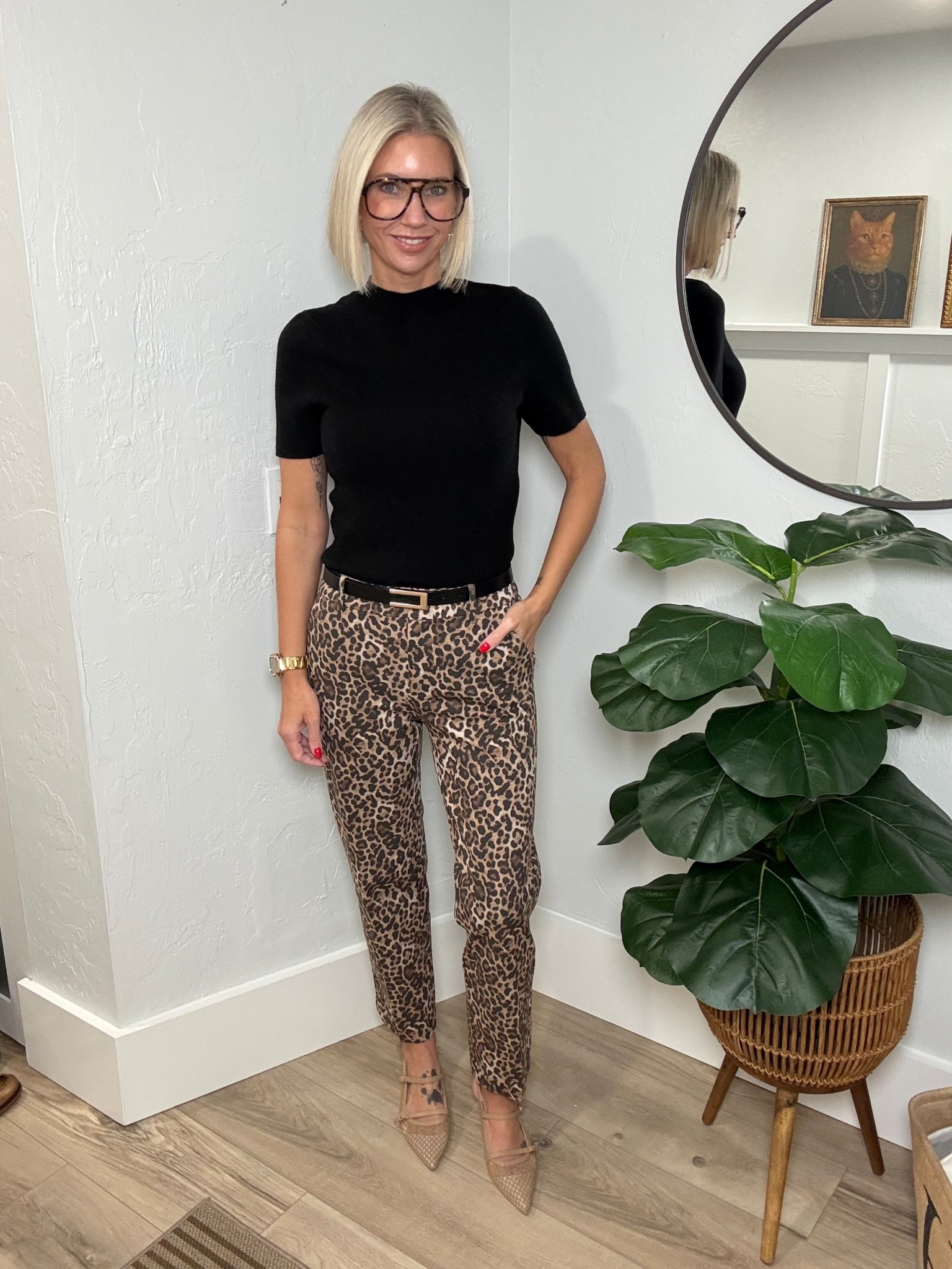 I continually reach for this mock neck short sleeve sweater. The silhouette is so flattering!! It gives just the right amount of structure without being overbearing. I’m wearing a medium. 

My pants are from Loft. They run large. I’m wearing a 2 and I could definitely size down. 

My best is from Amazon and shoes from CosyIsland. 

#LTKootd #LTKgrwm #LTKOver40