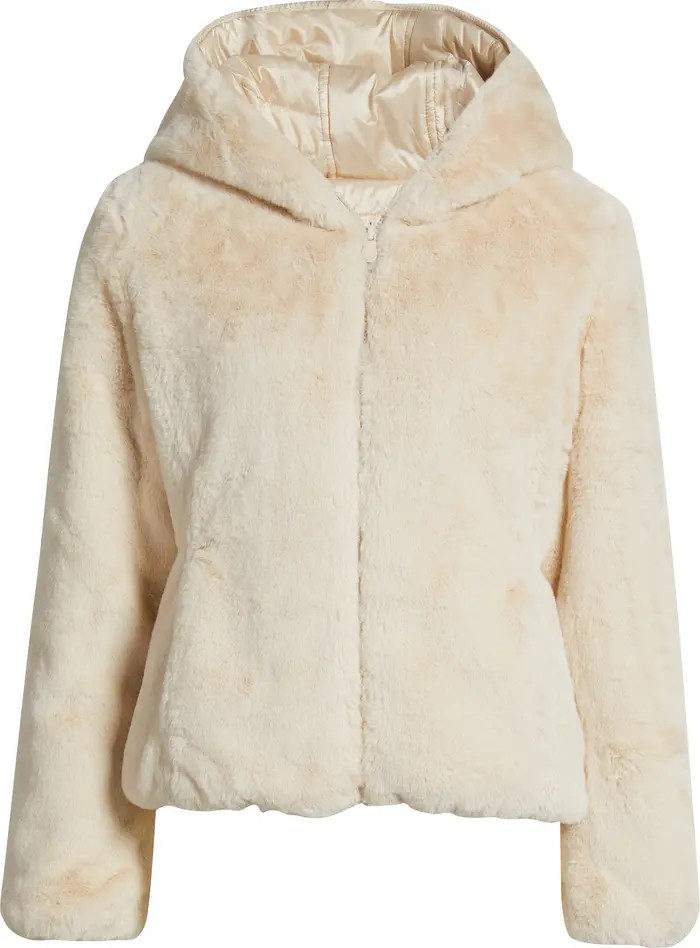 Save The Duck Laila Faux Fur Reversible Water Repellent Puffer Jacket | Nordstrom | Nordstrom