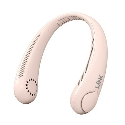 Link Neck Fan Bladeless Wrap Around Wearable Personal Cooling Fan 360° Hands Free Rechargeable 4000mAh Battery Low Noise 3 Modes - Pink | Target