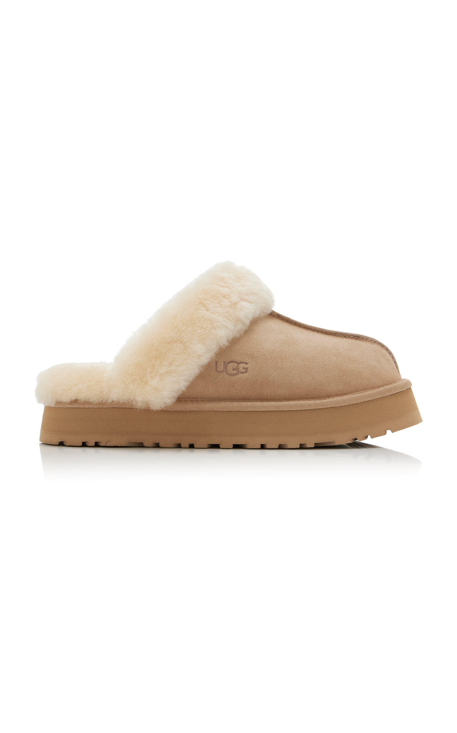 Disquette Sheepskin Platform Slippers | Moda Operandi (Global)