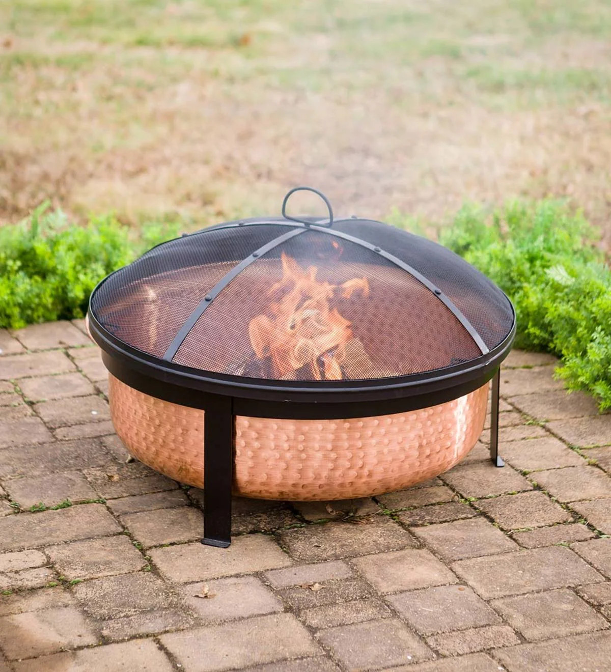 Better Homes & Gardens Wood Burning Copper Fire Pit, 30-inch diameter and 22-inch Height | Walmart (US)