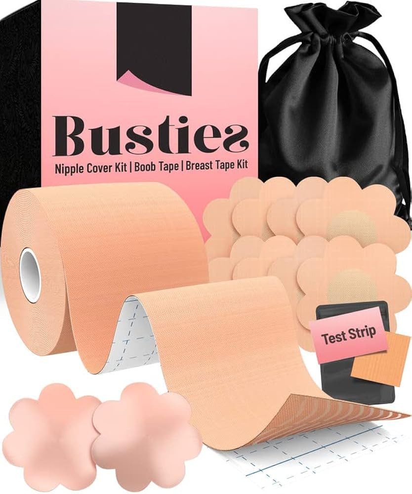 Boob Tape Kit (For all Sizes), Breast Tape Lift Breathable Boobytape (Skin Friendly), Boobtape Br... | Amazon (US)