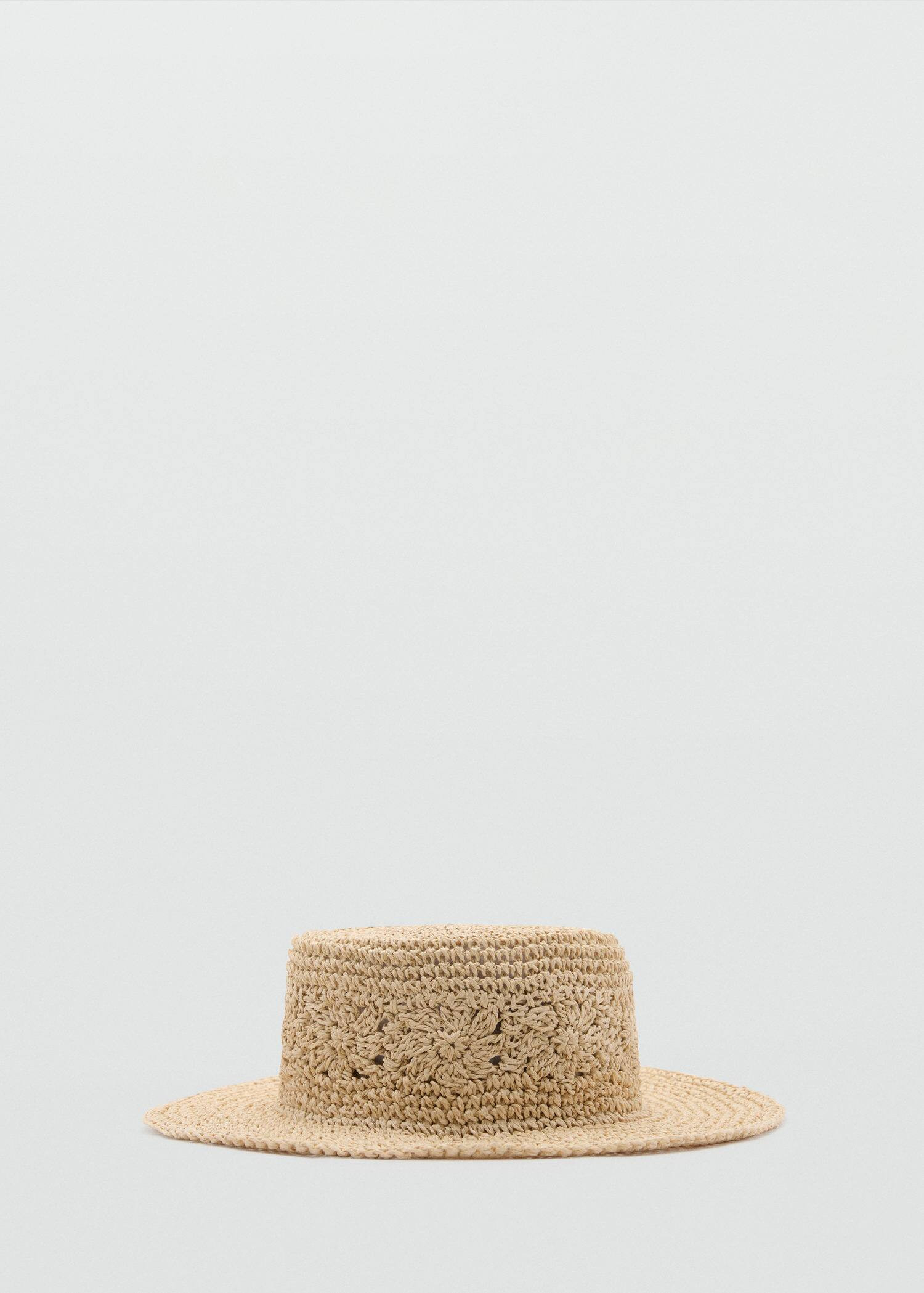Natural fibre hat -  Women | Mango United Kingdom | MANGO (UK)