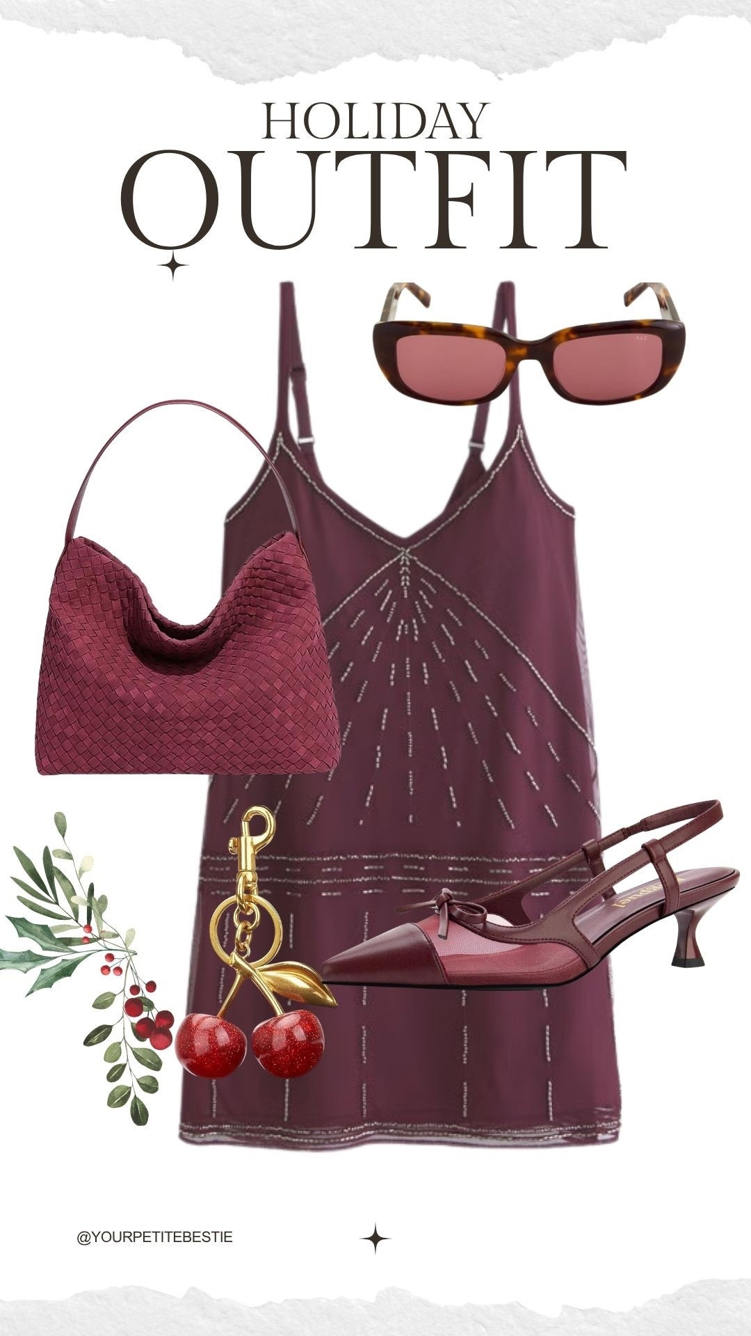 Holiday outfit that slays! 

Loving the burgundy! Date night, holiday dinner. Love it!!!

#LTKFindsUnder50 #LTKPetite #LTKHoliday