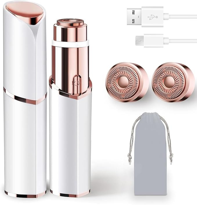 Facial Hair Removal for Women, Electric Rechargeable Painless Hair Remover for Face, Upper Lips, ... | Amazon (US)