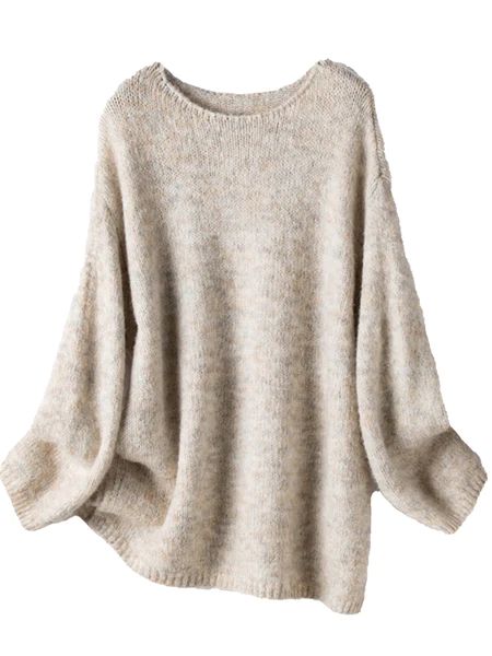 'Carli' Round Neck Comfy Slouchy Sweater (3 Colors) | Goodnight Macaroon