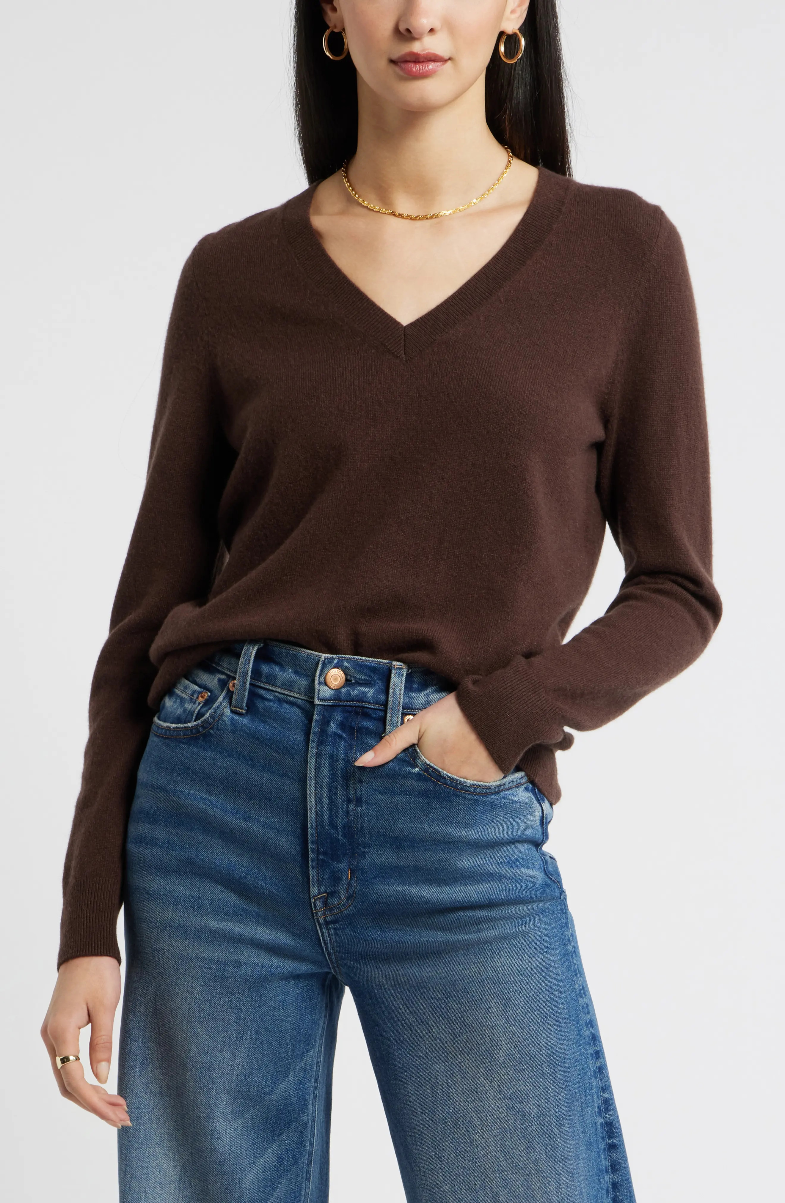 V-Neck Cashmere Sweater (Women) | Nordstrom | Nordstrom