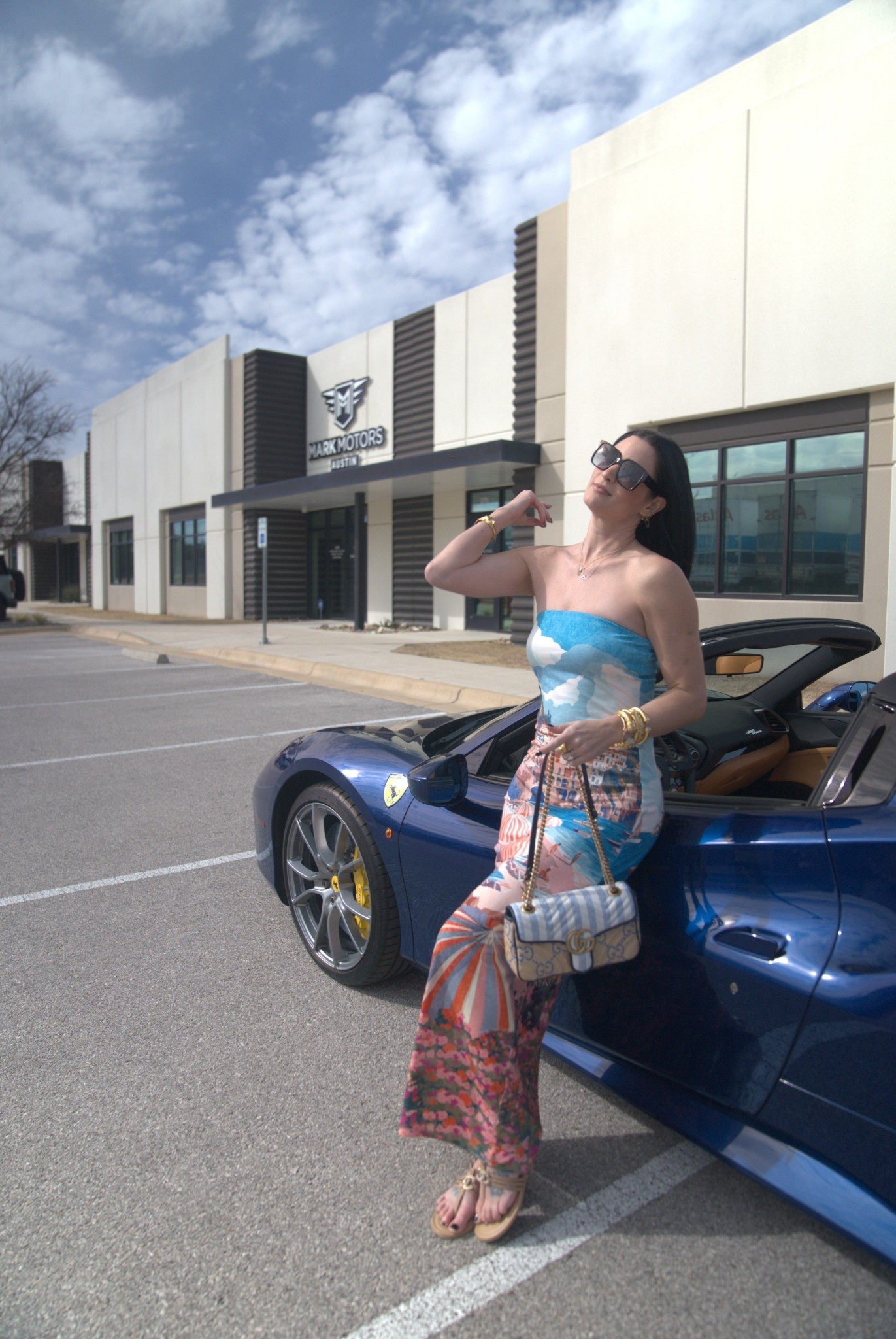 This show me your mumu dress is stunning for spring and summer! Wearing a size small. Also linked all of my Julie Vos jewelry!

