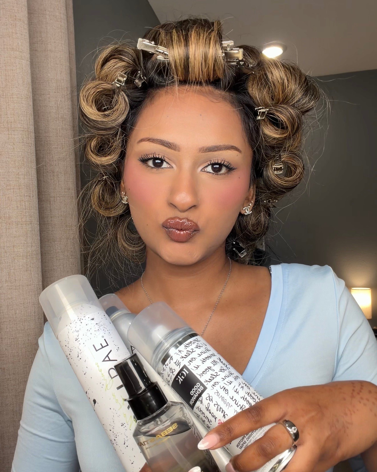 here are my essentials for the perfect pin curls ￼

#LTKgrwm #LTKBeauty #LTKselfcare