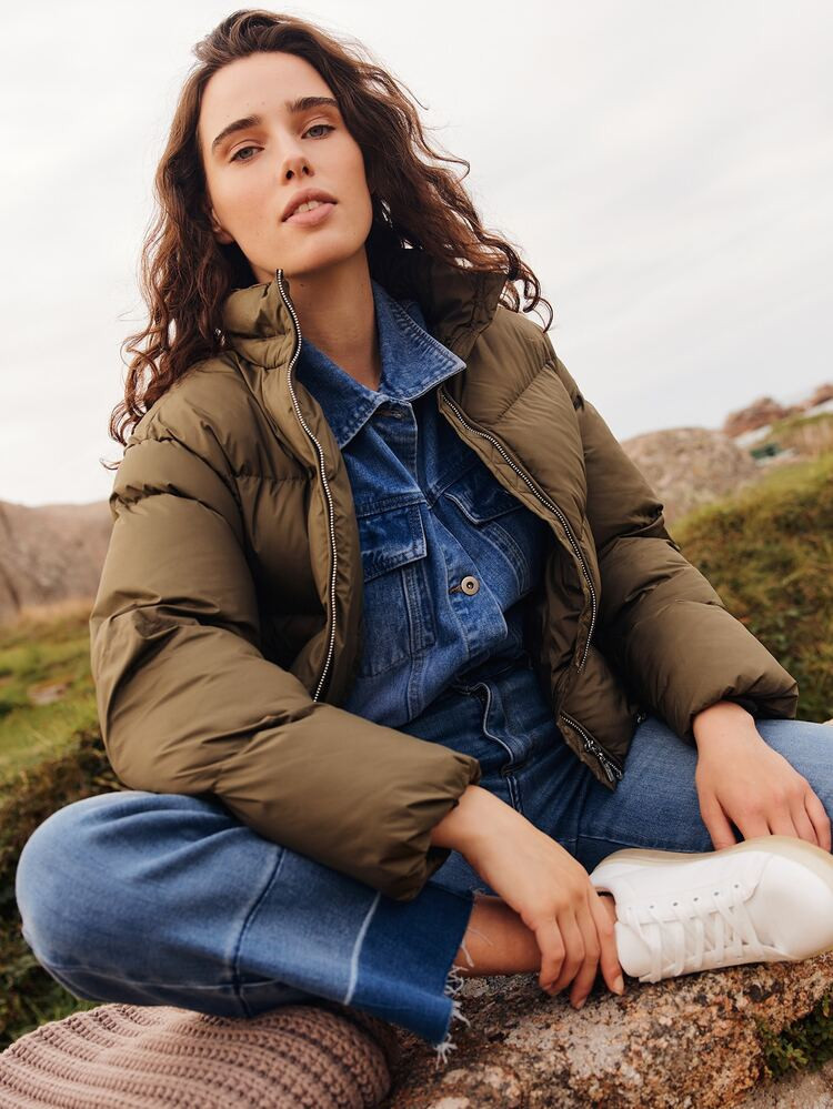 MOTF PREMIUM REGULAR FIT DRAWSTRING PUFFER COAT | SHEIN