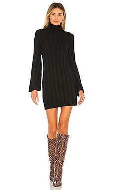 Lovers + Friends Taytay Sweater Dress in Black from Revolve.com | Revolve Clothing (Global)