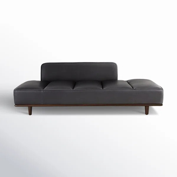 Sofie Full-Grain Genuine Italian Leather Daybed | AllModern