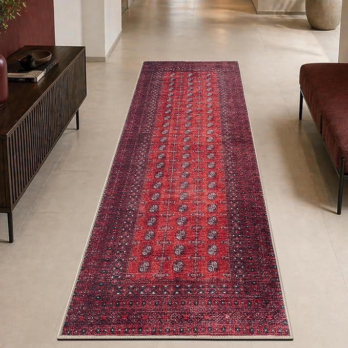 Keen Home Design 30"x84" Rug - Machine Washable Runner Rug with Non-Slip Backing, Ideal for Hallw... | Amazon (US)