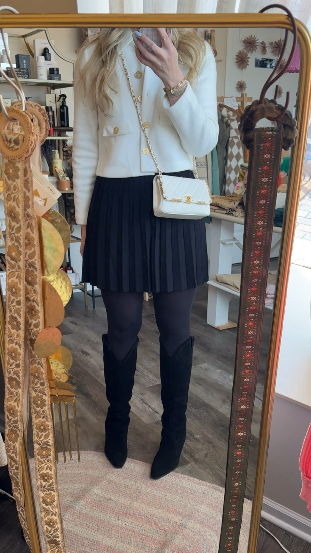 Wearing Small in Jacket. Also comes in black.
Wearing Large in Dress

#ootn #ootd #winterfashion #jcrew #dolcevita #creamjacket #lbd

#LTKWorkwear #LTKStyleTip #LTKMostLoved