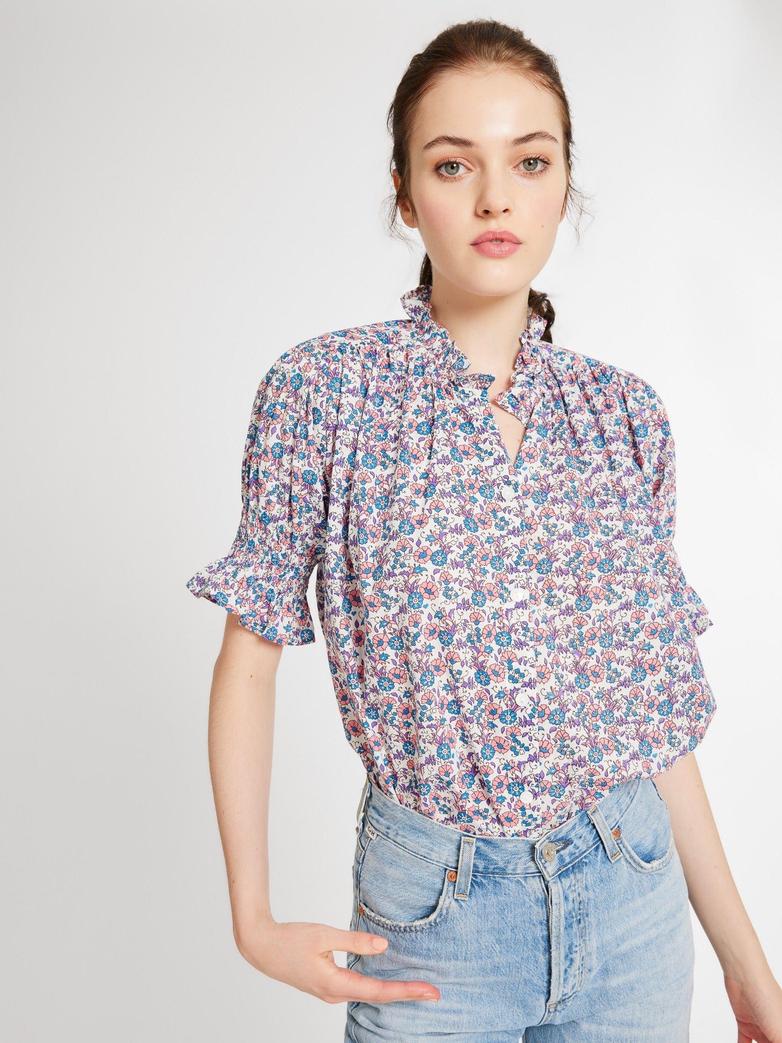 Marnie Top in Bluebell | Mille