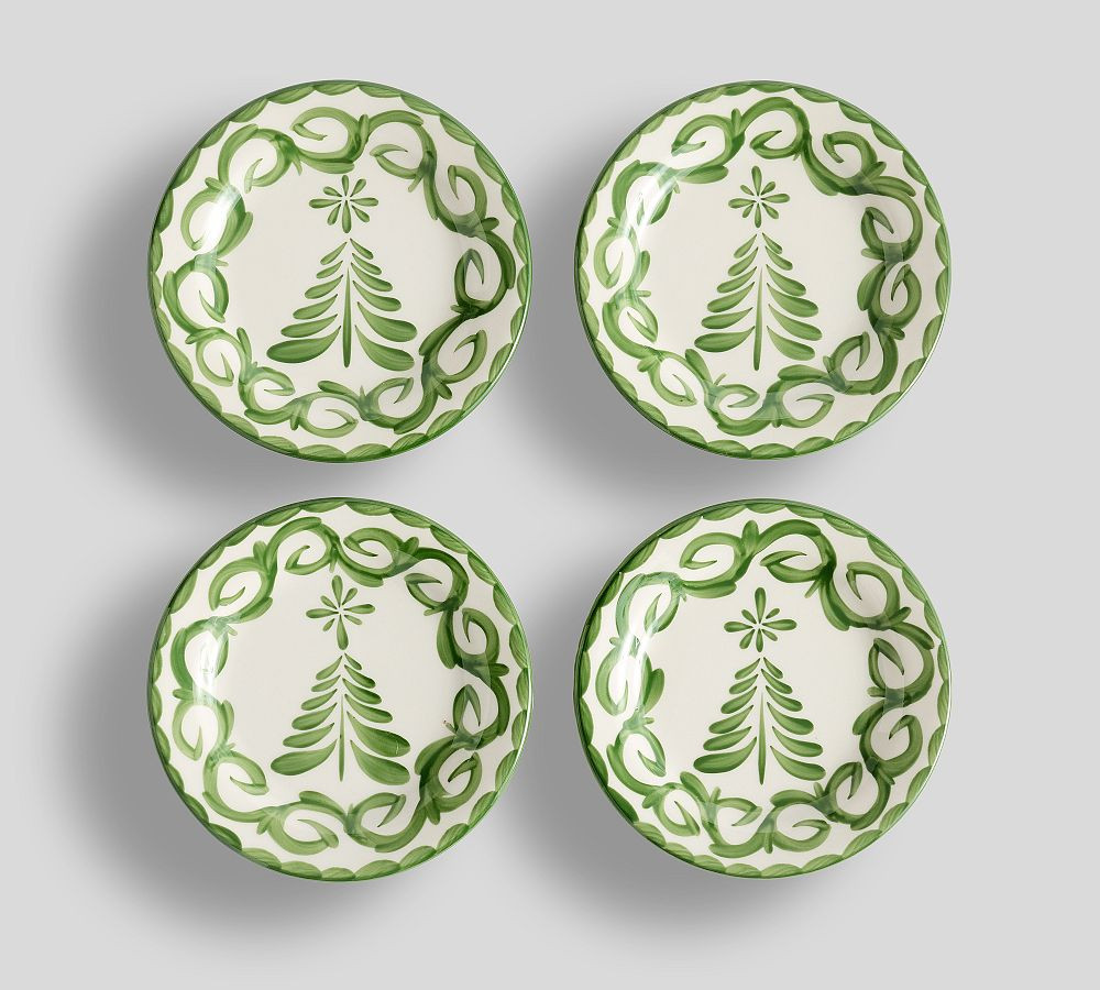 Puebla Porcelain Salad Plates - Set of 4 | Pottery Barn (US)