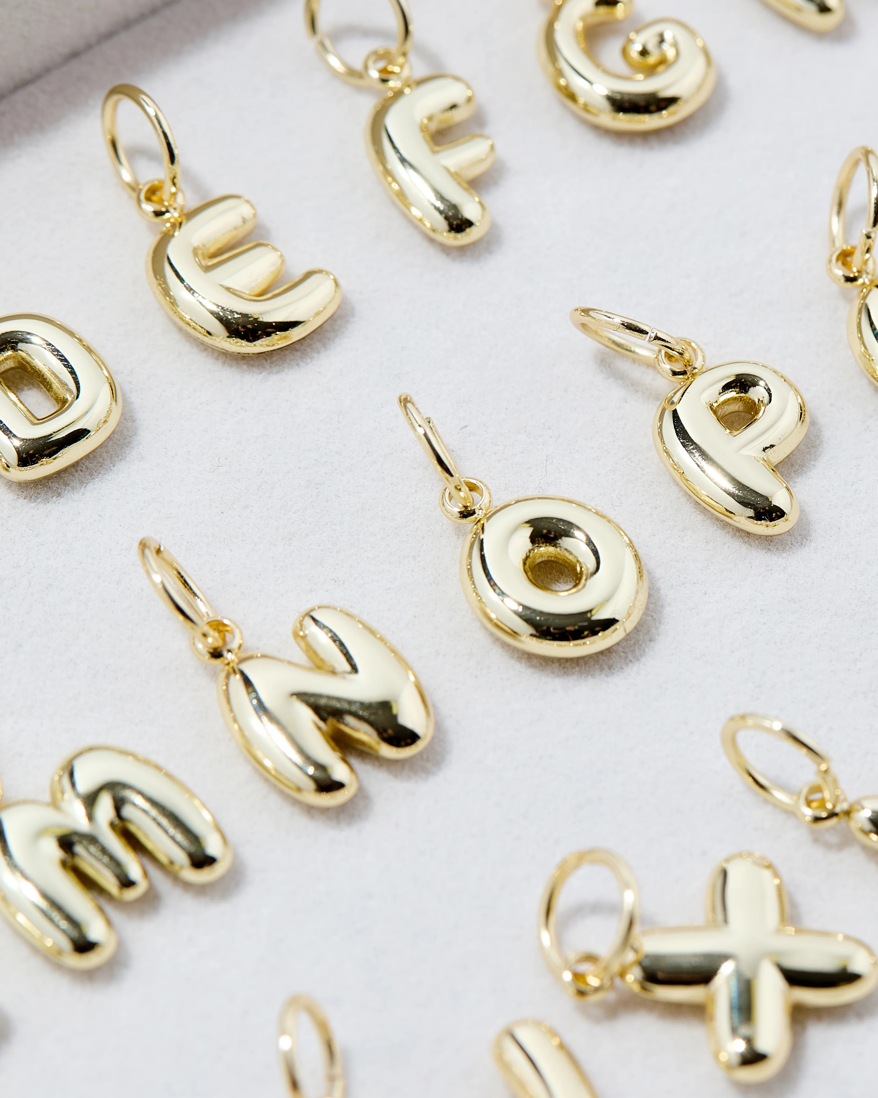 Bubble Letter Charms | Allie + Bess