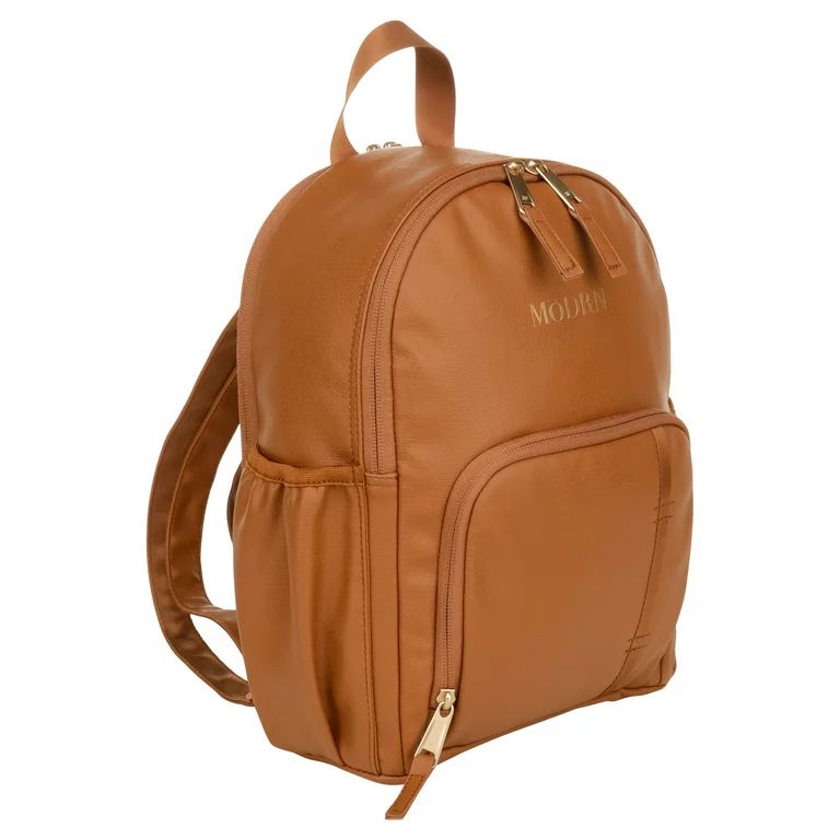 MoDRN Eloise Let’s Go Mini Backpack Diaper Bag, Brown | Walmart (US)