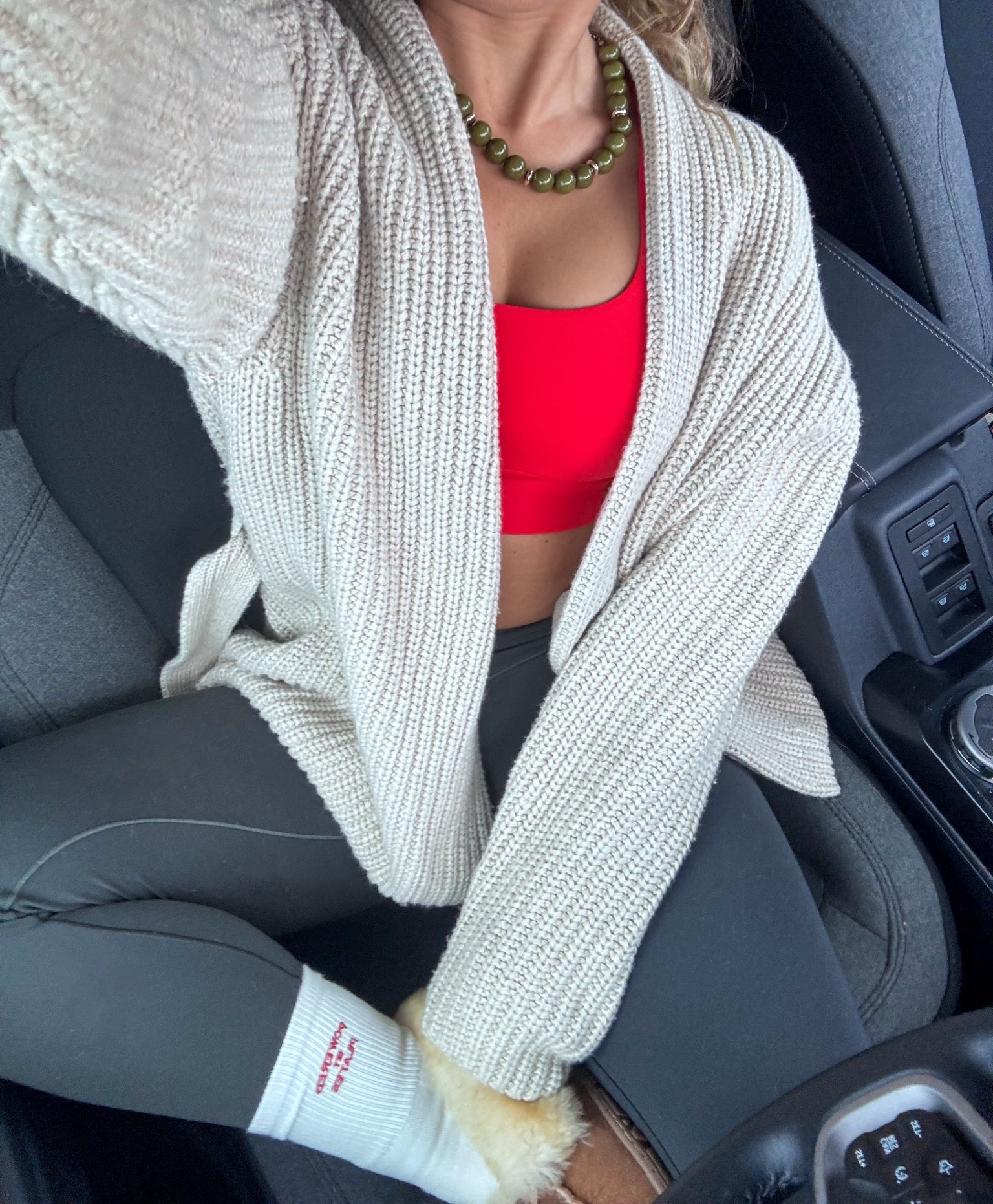 Rainy pilates this morning! Small in wrap-around cardigan, sports bra, and leggings. Small (5-6) in my pilates socks and a 6 in my cozy shoes! (Can’t tag my exact socks but tagged some of my favorites from Pointe Studio)

#LTKPetite #LTKActive #LTKFindsUnder100