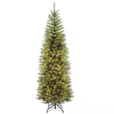 National Tree Company 7.5-ft Kingswood fir Pre-lit Artificial Christmas Tree with White Incandesc... | Lowe's