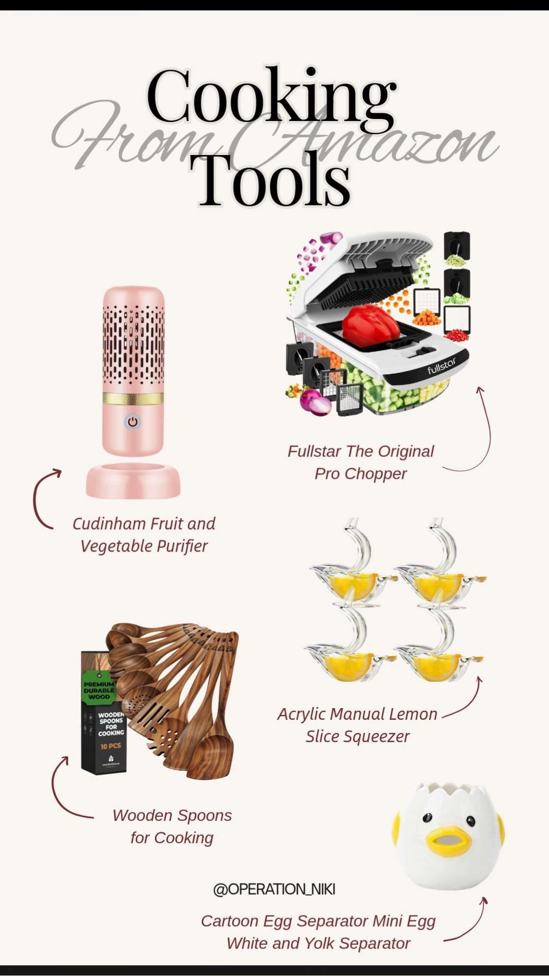 Whether you’re squeezing fresh citrus, chopping veggies in seconds, or giving your fruit a deep soak, these essentials keep things quick and organized. 🥗🥄

Follow for more @OPERATION_NIKI on IG, TikTok, & Facebook

#AmazonFinds #KitchenEssentials #KitchenGadgets #CookingTools #MealPrep #HomeOrganization #AmazonKitchen #CleanEating #OperationNiki #FruitPurifier #KitchenHacks 

 #LTKfoodie #LTKHome